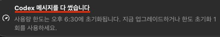 CHATGPT Pro 20x 코덱스 코딩 화면 14